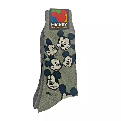 Disney Mickey Unlimited Mens Size 10-13 Crew Socks 1 Pair NEW • $6.95