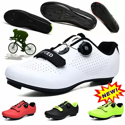 Road Cycling Shoes Men Mtb Sports Mountain Bike Shoe Ultralight Bicycle Sneakers • $39.79