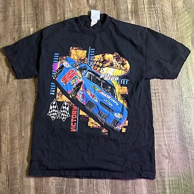 NASCAR Pit Stop Victory Vintage Shirt Size Large Chicago Double Sided • $19.99