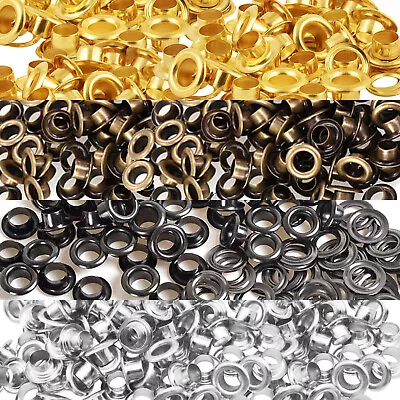 Metal Eyelets With Washers Leather Craft Grommet 14mm 15mm 16mm 17mm 18mm 20mm • £2.09