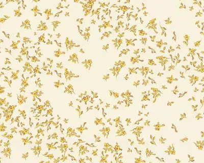 935855 - Versace 4 Floral Beige Brown White Yellow AS Creation Wallpaper • $211.71
