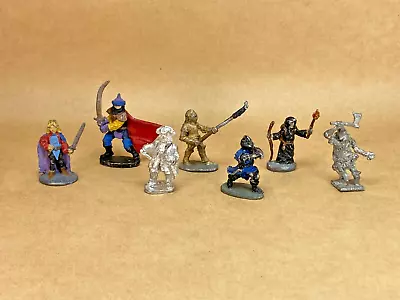 LOT Of (7) ADVENTURERS WARBAND Vintage Grenadier Metal AD&D Tsr Ral Partha G24 • $0.99