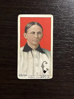 1910 T206 OTTO KRUGER Cycle Cigarettes 350 AUTHENTIC Baseball Card VERY RARE! • $199.99