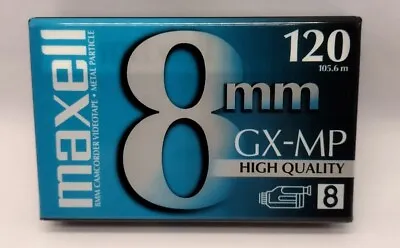 Maxell 8mm GX-MP High Quality 120 Min Camcorder Video Tape NEW SEALED • $9.88