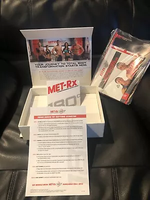 MET-RX 180 Workout Opened Box Transforming Every Body (12 DVD’s Never Opened) • $16.88