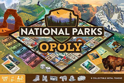 MasterPieces Opoly Family Board Games - National Parks Opoly • $29.99