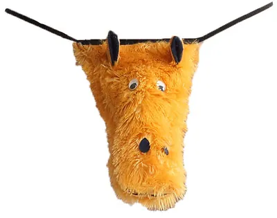 Mens Sexy Fun Novelty Furry Horse Posing Pouch G-string Thong Brief One Size • £6.99