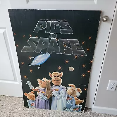 Pigs In Space By The Muppets 1978 Vintage Promo Poster On Board • $39.75