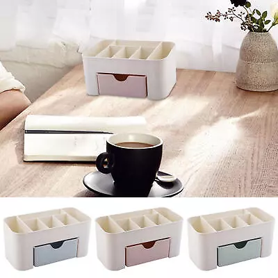 Makeup Storage Box Organizer Vanity Countertop Desk  Drawer Cosmetics Lipsticks • $8.82