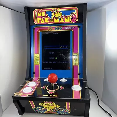 Arcade1Up Ms. Pac-man 5-Game Micro Player Mini Arcade Machine TESTED • $247.82