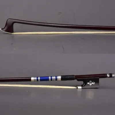 Master Coffee Color Carbon Fiber Violin Bow 1/2 Ebony Fleur-De-Lys Frog Fast 51g • $160