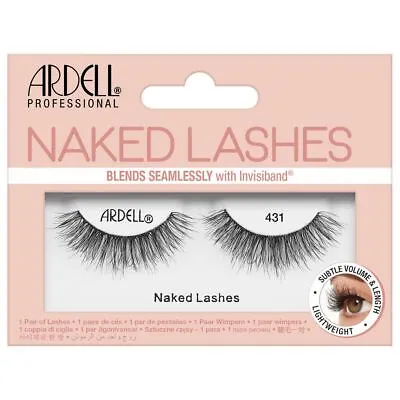 £6.49 • Buy Ardell Naked Lashes - 431 - Lightweight False Eyelashes With Invisiband