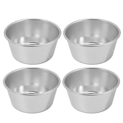 4PCS Convenient Baking Tins Egg Cake Pan Metal Muffin Cups Aluminum Baking Cups • $9.69