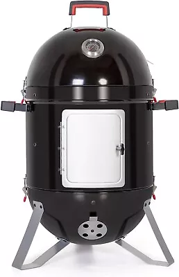 Outdoor Smoker Grill Charcoal Vertical Griller Smoking For Meat Turkey BBQ • $149.99