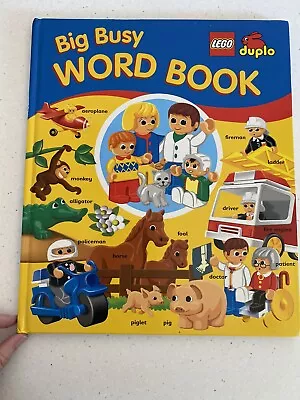 Big Busy Word Book (Lego Duplo) Large Board Book As New Condition. Collect Or Po • $7