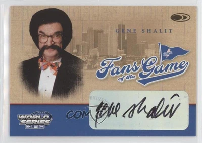 $33.89 • Buy 2004 Donruss World Series Fans Of The Game Auto Gene Shalit #FG-4 Auto