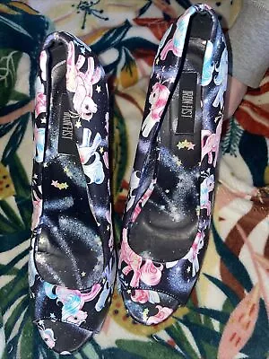My Little Pony Iron Fist Ladies Peep Toe Shoes Size 8 • £20