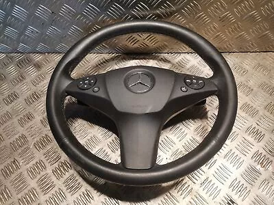 MERCEDES-BENZ C W204 AMG 3 Spoke Steering Wheel With Paddle Shifts 2044602703 • $120.57