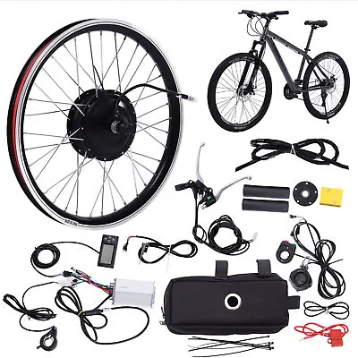 20 Inch Front Wheel Electric Bicycle Motor E-Bike Hub Conversion Kit 36V 350W • £166.50