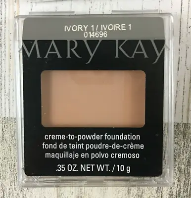 Mary Kay IVORY 1 Creme To Powder Foundation .35 Oz NEW • $22.49