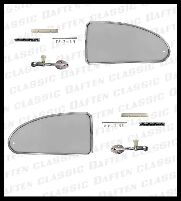 1971-77 VW Super Beetle POP OUT WINDOW KIT Volkswagen Qtr Window PAIR 113898400B • $800