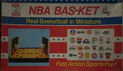 1980 Nba-bas-ket Real Basketball In Miniature Board Game Complete Vintage Cadaco • $23.88