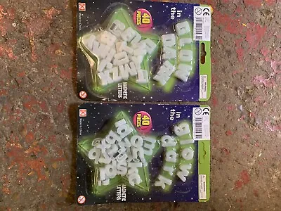 `Glow In The Dark Magnetic Letters Fridge /Memo Board  X 80 • £3.50