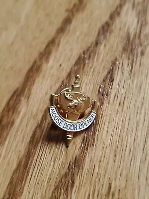 Pin Moose Door Opener Pin Loyal Order Of The Moose Lodge Hat Pin Lapel Pin Ic • $8