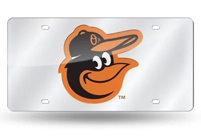 Baltimore Orioles MLB Silver Laser Tag License Plate WinCraft • $27.88