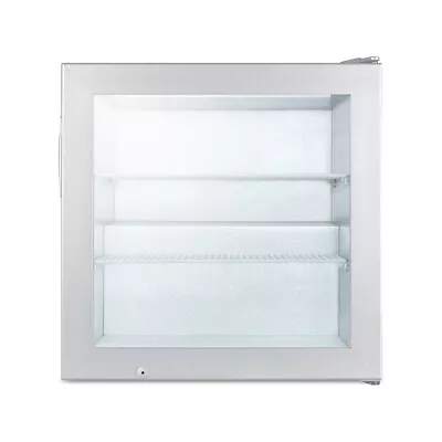 Summit SCFU386 24  Countertop Merchandising Freezer In Gray Glass Swing Door... • $1082.05