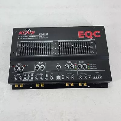 Kove Audio EQC-30 2/3rds Octave Graphic EQ W/2 Way Crossover • $150