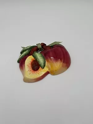 Vintage Ceramic Peach Wall Decor Item #A023 • $10.99