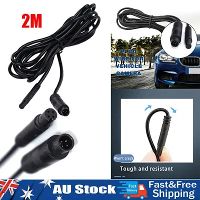 $9.99 • Buy Car Dash Rear Camera Extension Cable Backup Reverse Cam 4pin Extension Wire Cord