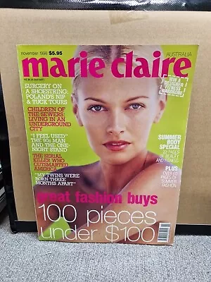 Marie Claire Australia Magazine - November 1998 - Sarah O'Hare • $35