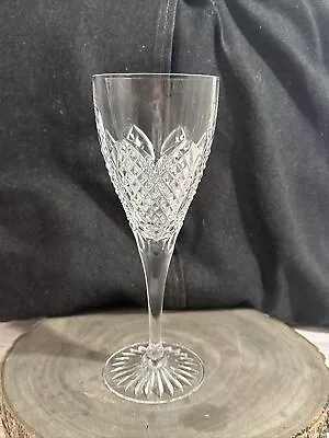 EDINBURGH CRYSTAL - AYR -  LARGEST WINE GOBLET GLASS 21cm / 8 1/4  Signed • £17.99