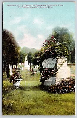 Geneva OH~Mt Pleasant Cemetery~Spencer Gravestone~East Fishkill New York Native • $12