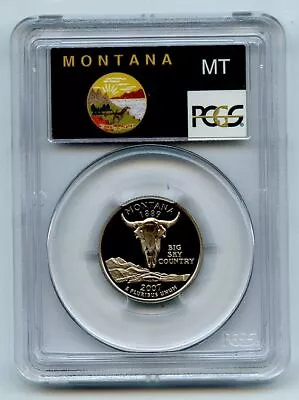 2007 S 25C Clad Montana Quarter PCGS PR70DCAM • $5.58