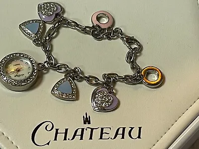A Lovely  Ladies Silvertone Charm Le Chat Bracelet Watch  • £19.99
