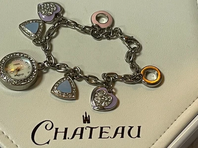 A Lovely  Ladies Silvertone Charm Le Chat Bracelet Watch  • £19.99