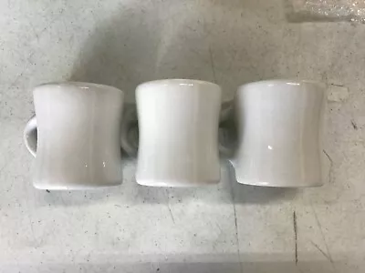 3 Vintage Wellsville China Vitrified Restaurant Ware Diner Coffee Mugs Cup Ohio • $22.99