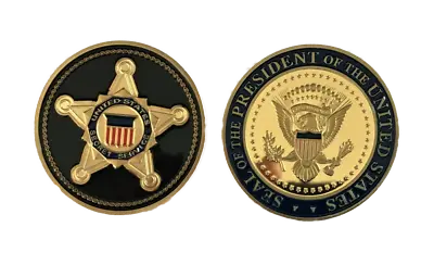 $10.99 • Buy Secret Service Presidential Challenge Coin #1 POTUS Trump Obama VP Biden Kamala