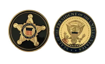 $10.99 • Buy Secret Service Presidential Challenge Coin #1 POTUS Trump Obama VP Biden Kamala