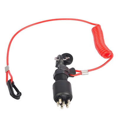 $53.98 • Buy Boat Outboard Ignition Switch Key Assembly For OMC Johnson Evinrude 40-200HP