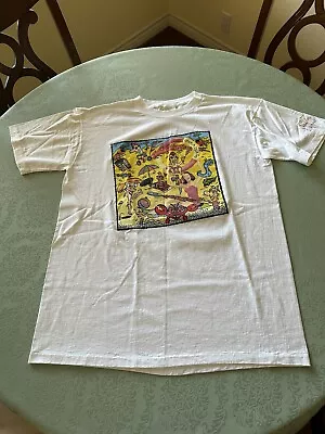 7 UP Uncola Island  Vintage T-Shirt XL White Double Sided Print • $12