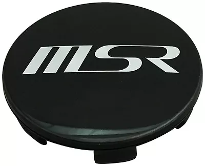New Rare Msr Wheel Rim Center Cap Acc 3217 02 Snap In Black # 3217 Made In Korea • $17.95