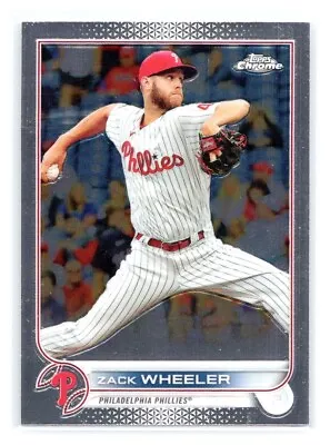 2022 Topps Chrome Zach Wheeler Philadelphia Phillies #207 • $1.60