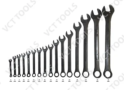 VCT Black Oxide Raised Panel Combo Wrench Sets 16pc Set Metric • $49.95