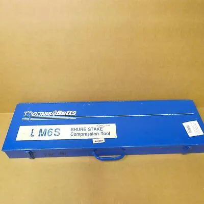 Thomas & Betts TBM6S Shure Stake Color-Keyed Manual Crimper Tool W/All Dies/Case • $434.99