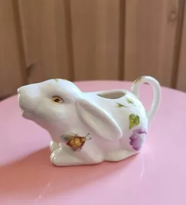Gorgeous Gracie China Ceramic White Rabbit Creamer • $10
