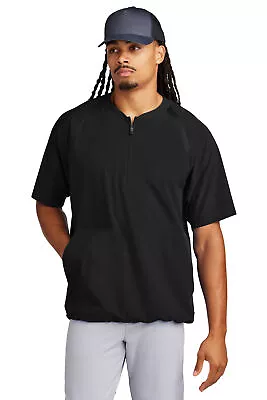 Sport-Tek Repeat 1/2-Zip Short Sleeve Jacket JST489 • $29.88